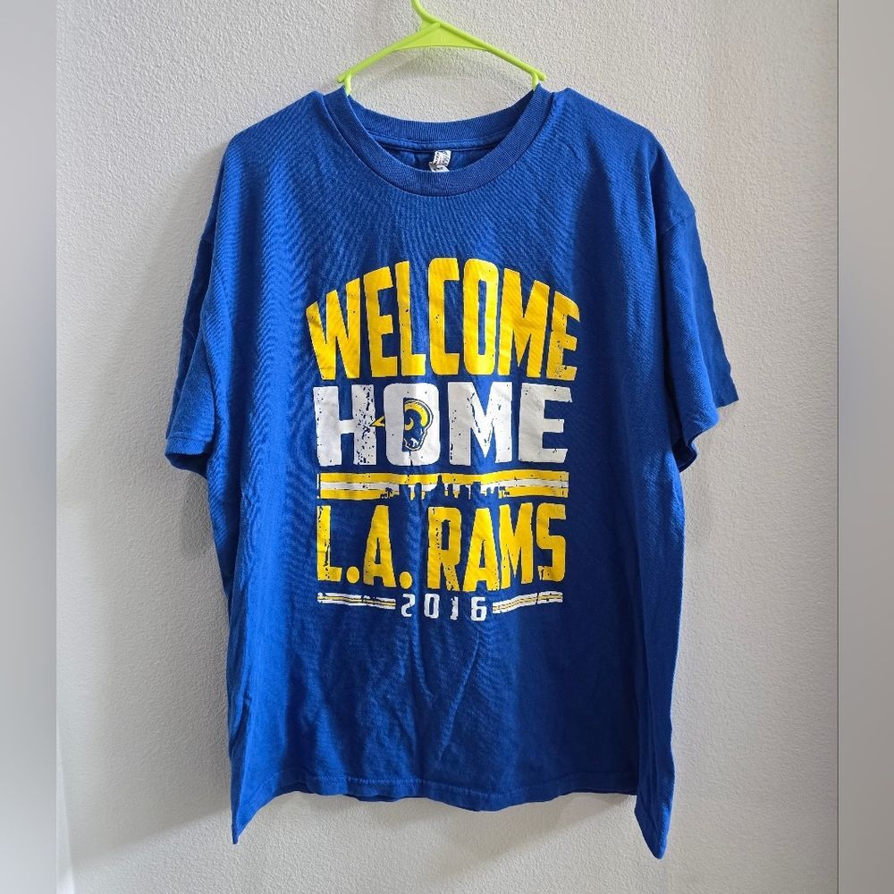 Alstyle Los Angelos Rams "Welcome home" logo short sleeved size XL